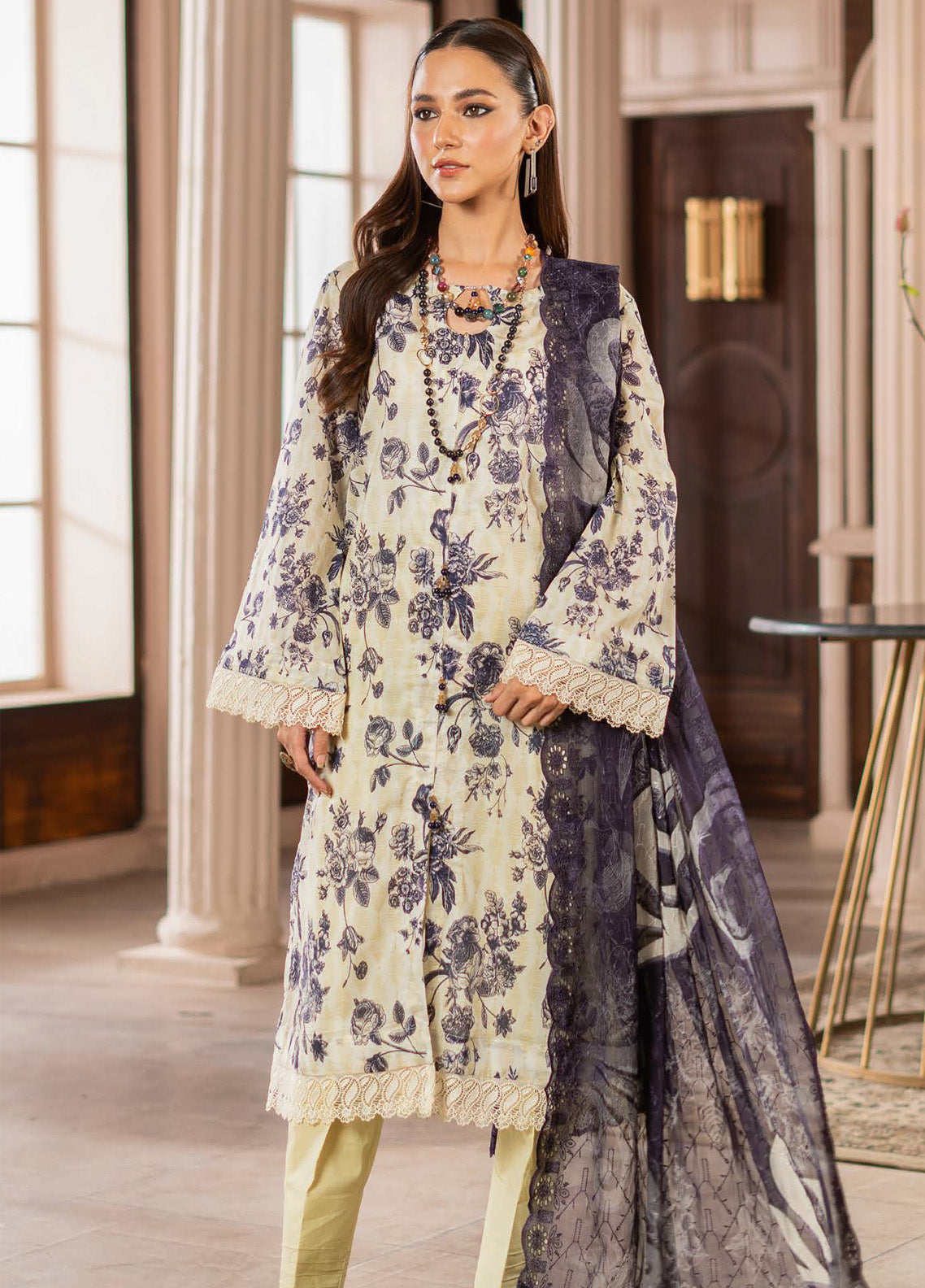 Sunshine Bloom By Alzohaib Chikankari Lawn 3 Piece Unstitched Suit AZ25SBEC D-08 Sunshine Bloom By Alzohaib Chikankari Lawn 3 Piece Unstitched Suit AZ25SBEC D-08