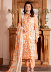 Sunshine Bloom By Alzohaib Chikankari Lawn 3 Piece Unstitched Suit AZ25SBEC D-09