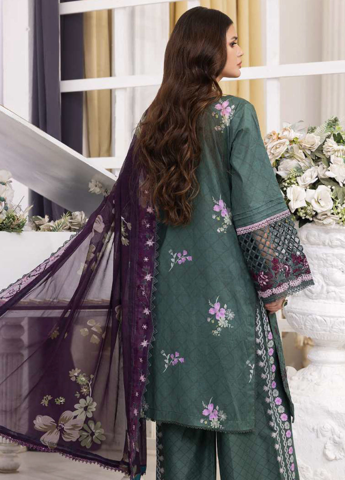 Sunshine Bloom By Alzohaib Chikankari Sequins 3 Piece Unstitched Suit AZ25SSBPV2 D-SPE-01 Sunshine Bloom By Alzohaib Chikankari Sequins 3 Piece Unstitched Suit AZ25SSBPV2 D-SPE-01