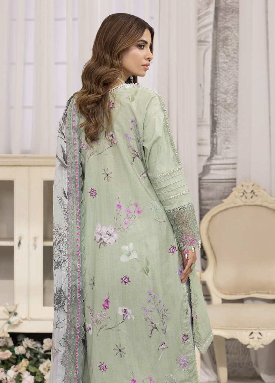 Sunshine Bloom By Alzohaib Chikankari Sequins 3 Piece Unstitched Suit AZ25SSBPV2 D-SPE-05 Sunshine Bloom By Alzohaib Chikankari Sequins 3 Piece Unstitched Suit AZ25SSBPV2 D-SPE-05