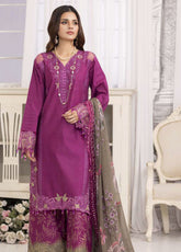 Sunshine Bloom By Alzohaib Chikankari Sequins 3 Piece Unstitched Suit AZ25SSBPV2 D-SPE-06