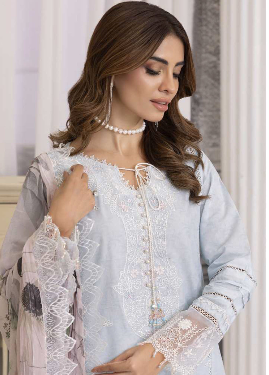 Sunshine Bloom By Alzohaib Chikankari Sequins 3 Piece Unstitched Suit AZ25SSBPV2 D-SPE-07 Sunshine Bloom By Alzohaib Chikankari Sequins 3 Piece Unstitched Suit AZ25SSBPV2 D-SPE-07