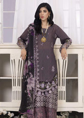 Sunshine Bloom By Alzohaib Chikankari Sequins 3 Piece Unstitched Suit AZ25SSBPV2 D-SPE-09