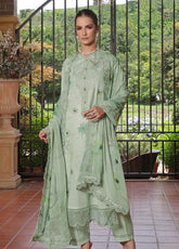 Sunshine Bloom By Alzohaib Premium Chikankari Lawn 3 Piece Unstitched Suit AZ25SSBV2 D-SBE2-01