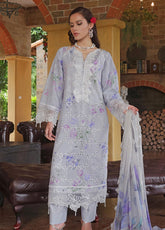 Sunshine Bloom By Alzohaib Premium Chikankari Lawn 3 Piece Unstitched Suit AZ25SSBV2 D-SBE2-09