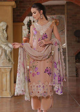 Sunshine Bloom By Alzohaib Premium Chikankari Lawn 3 Piece Unstitched Suit AZ25SSBV2 D-SBE2-10