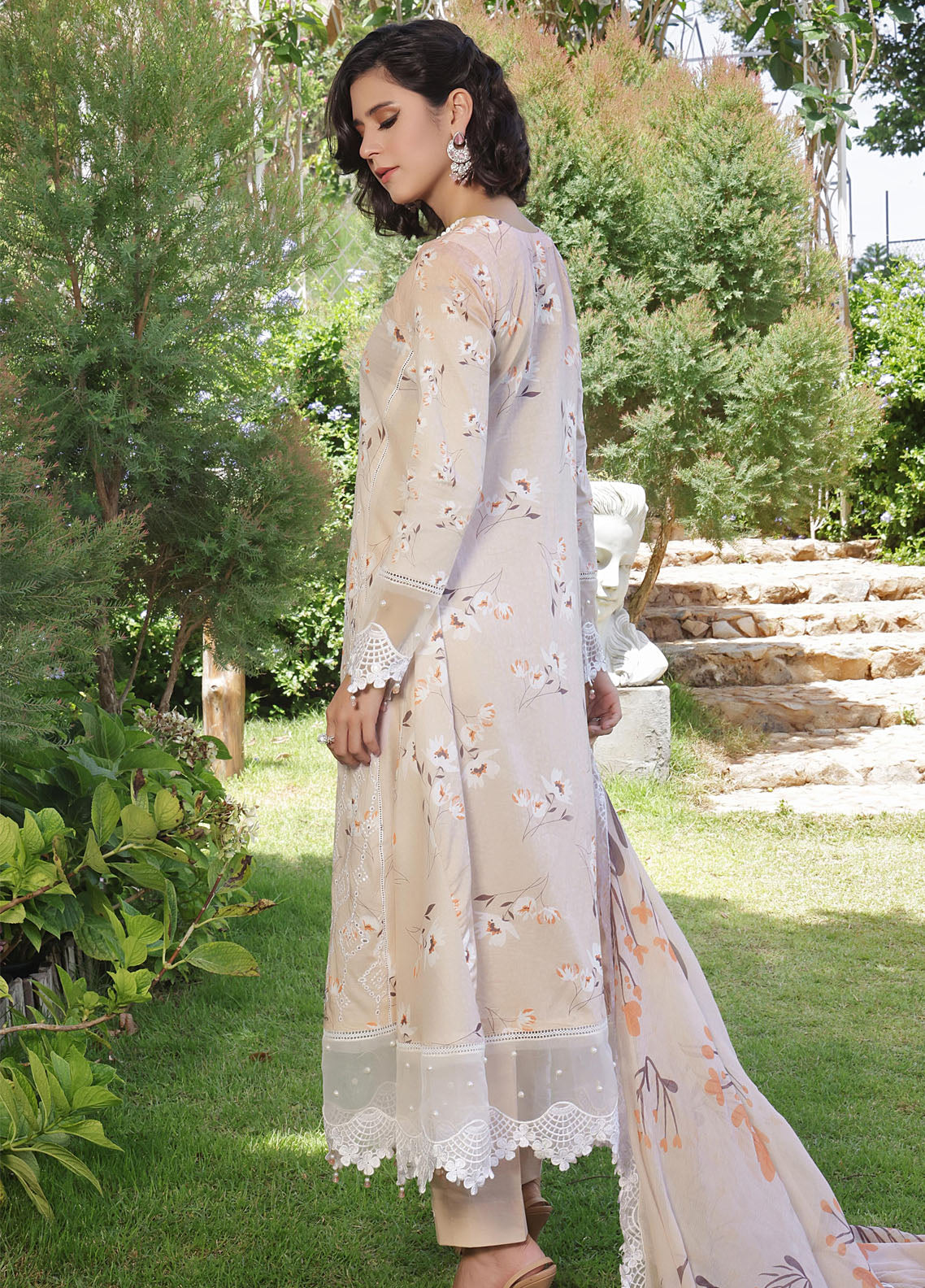 Sunshine Bloom By Alzohaib Premium Embroidered Cotton 3 Piece Unstitched Suit AZ25SSB SBE-02 Sunshine Bloom By Alzohaib Premium Embroidered Cotton 3 Piece Unstitched Suit AZ25SSB SBE-02