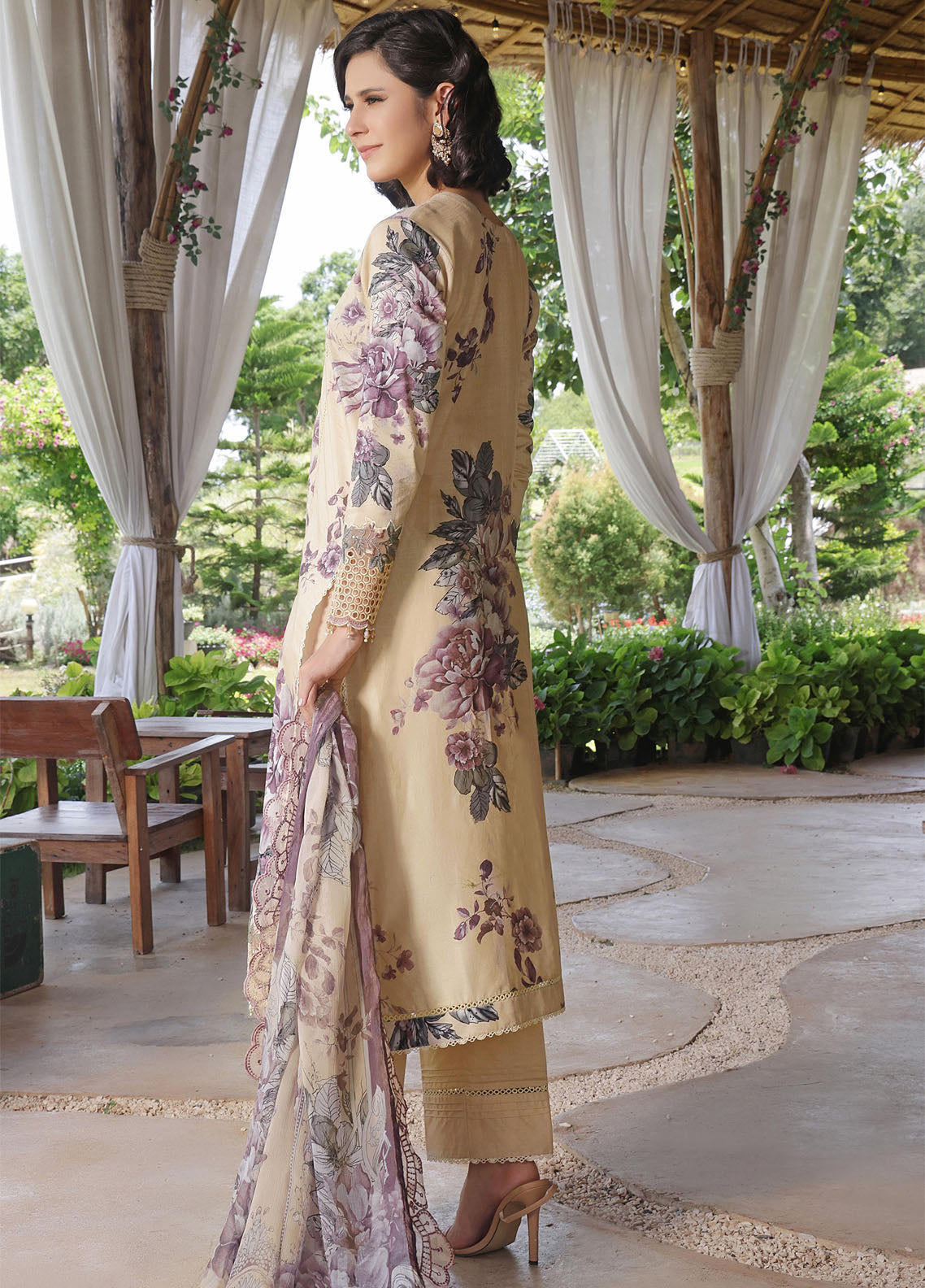 Sunshine Bloom By Alzohaib Premium Embroidered Cotton 3 Piece Unstitched Suit AZ25SSB SBE-04 Sunshine Bloom By Alzohaib Premium Embroidered Cotton 3 Piece Unstitched Suit AZ25SSB SBE-04