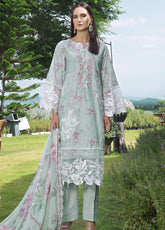Sunshine Bloom By Alzohaib Premium Embroidered Cotton 3 Piece Unstitched Suit AZ25SSB SBE-05