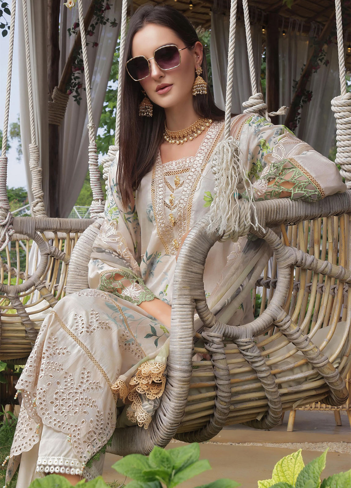Sunshine Bloom By Alzohaib Premium Embroidered Cotton 3 Piece Unstitched Suit AZ25SSB SBE-06 Sunshine Bloom By Alzohaib Premium Embroidered Cotton 3 Piece Unstitched Suit AZ25SSB SBE-06