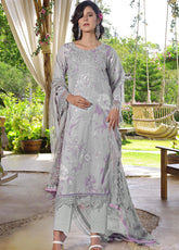Sunshine Bloom By Alzohaib Premium Embroidered Cotton 3 Piece Unstitched Suit AZ25SSB SBE-10