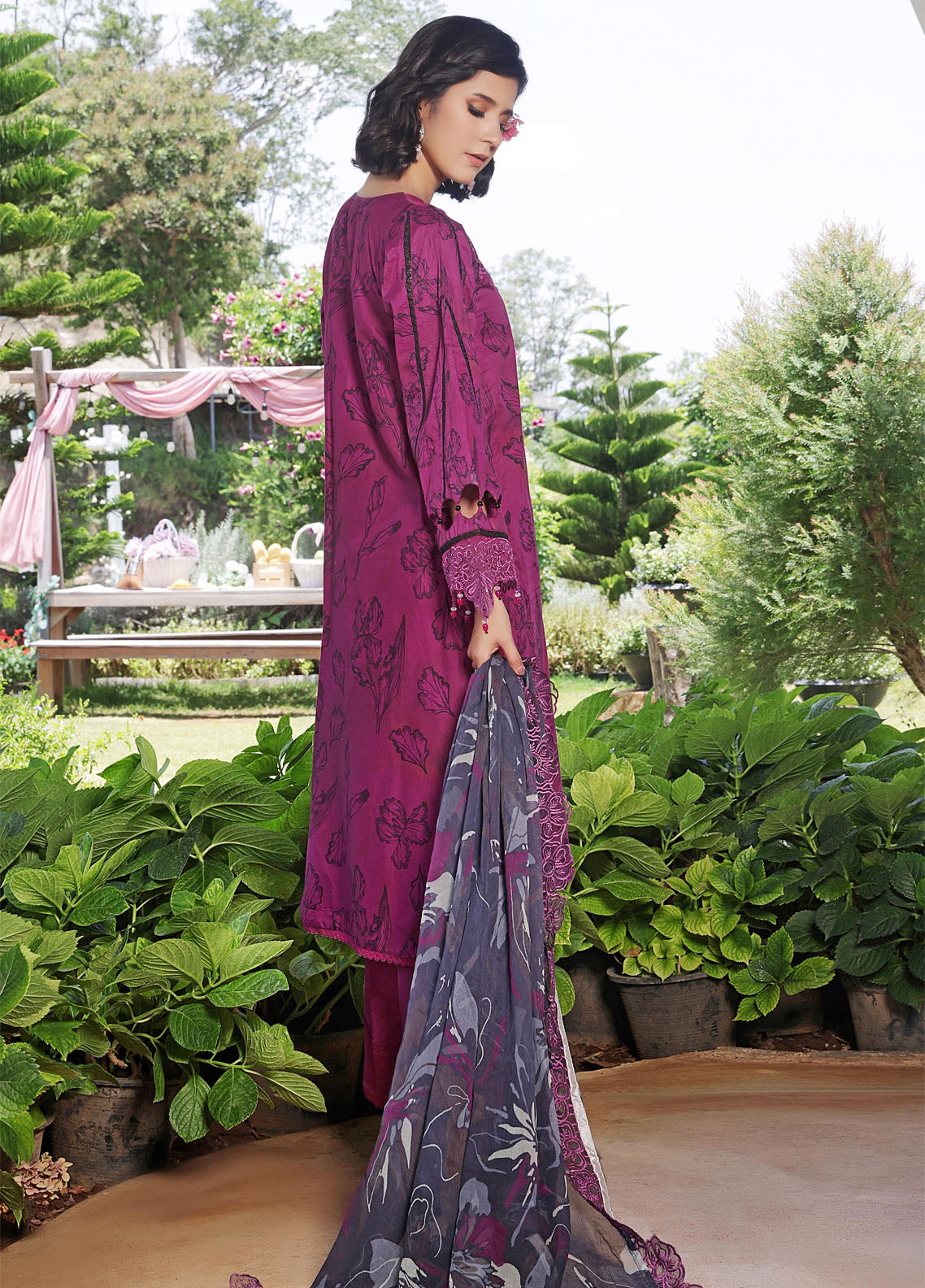 Sunshine Bloom By Alzohaib Premium Embroidered Cotton 3 Piece Unstitched Suit AZ25SSB SBE-11 Sunshine Bloom By Alzohaib Premium Embroidered Cotton 3 Piece Unstitched Suit AZ25SSB SBE-11