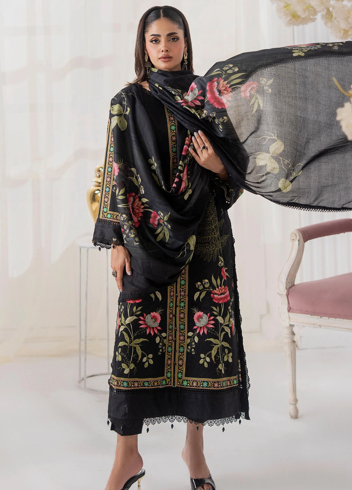 Sunshine Bloom By Alzohaib Printed Cotton Silk 3 Piece Unstitched Suit AZ25SSBW D-CSE-02 Sunshine Bloom By Alzohaib Printed Cotton Silk 3 Piece Unstitched Suit AZ25SSBW D-CSE-02