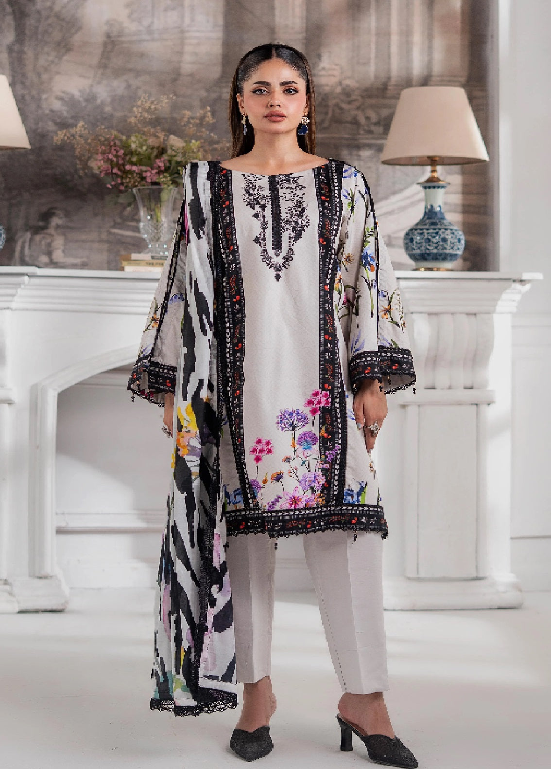 Sunshine Bloom By Alzohaib Printed Cotton Silk 3 Piece Unstitched Suit AZ25SSBW D-CSE-08 Sunshine Bloom By Alzohaib Printed Cotton Silk 3 Piece Unstitched Suit AZ25SSBW D-CSE-08