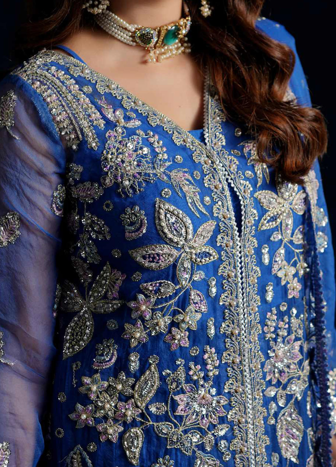 Tabeer By Maryam's Luxury Embroidered Organza 3 Piece Unstitched Suit MY26TLV2 D-TBR-8011 HAREEMA Tabeer By Maryam's Luxury Embroidered Organza 3 Piece Unstitched Suit MY26TLV2 D-TBR-8011 HAREEMA