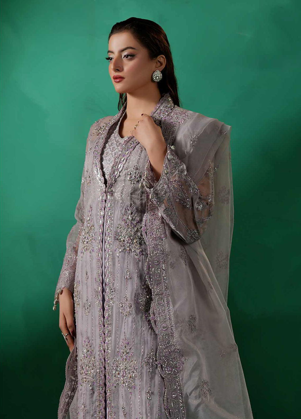 Tabeer By Maryam's Luxury Embroidered Organza 3 Piece Unstitched Suit MY26TLV2 D-TBR-8018 MAHLEEN Tabeer By Maryam's Luxury Embroidered Organza 3 Piece Unstitched Suit MY26TLV2 D-TBR-8018 MAHLEEN