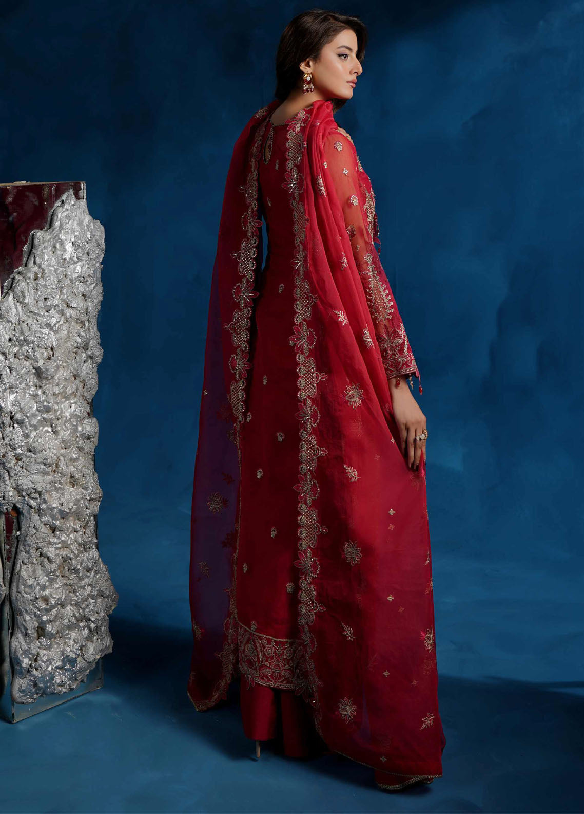 Tabeer By Maryam's Luxury Embroidered Organza 3 Piece Unstitched Suit MY26TLV2 D-TBR-8019 RAMEESHA Tabeer By Maryam's Luxury Embroidered Organza 3 Piece Unstitched Suit MY26TLV2 D-TBR-8019 RAMEESHA