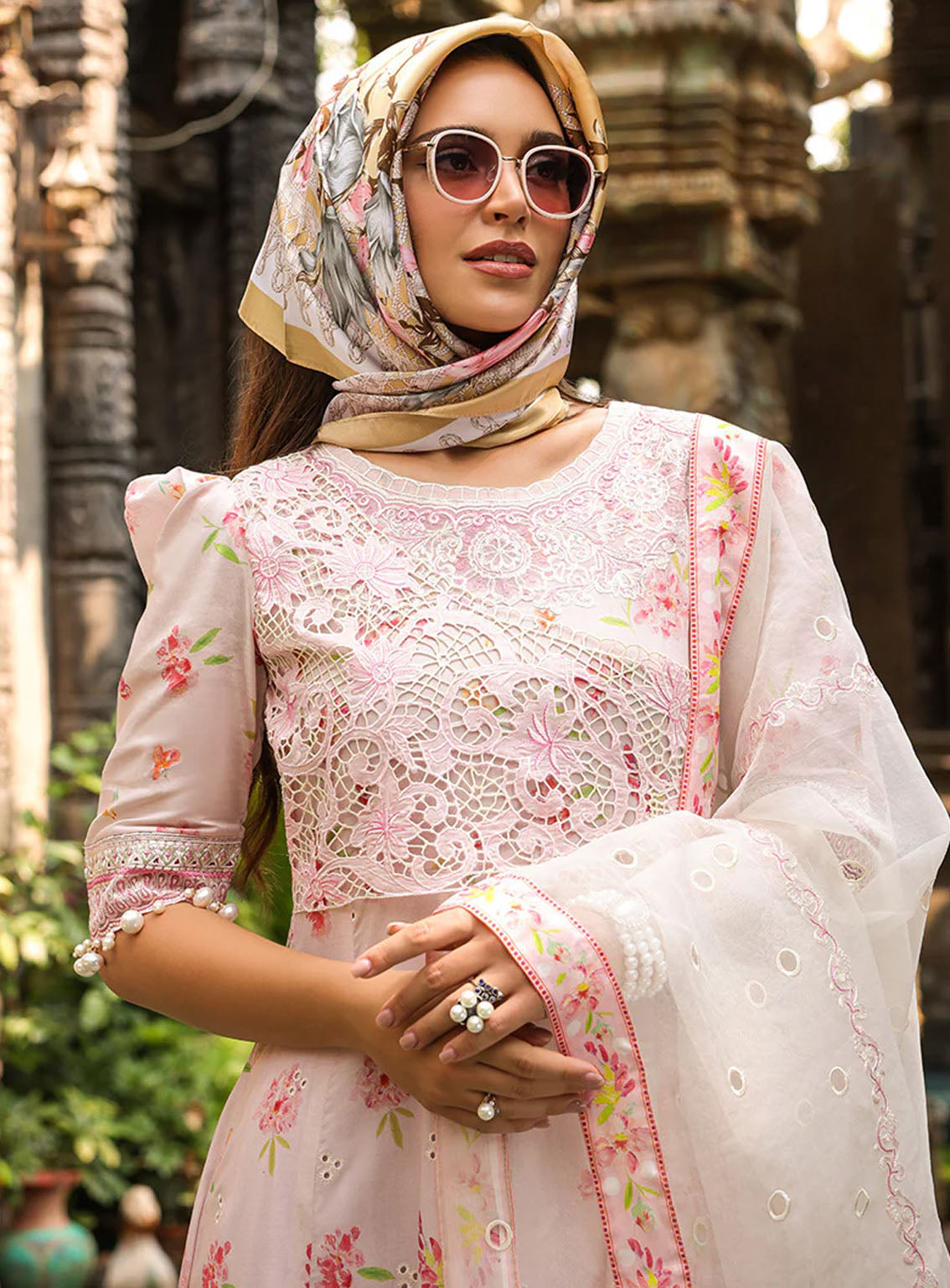 Tabeer Luxury Embroidered Lawn 3 Piece Unstitched Suit TBR24L D-05 Tabeer Luxury Embroidered Lawn 3 Piece Unstitched Suit TBR24L D-05