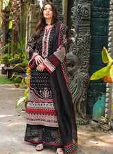 Tabeer Luxury Embroidered Lawn 3 Piece Unstitched Suit TBR24L D-10
