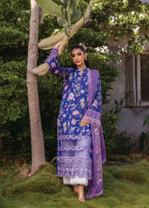 Tahra By Zainab Chottani Embroidered Lawn 3 Piece Unstitched Suit ZC24T 1B RYMA