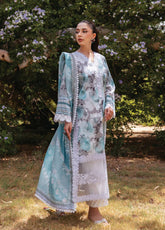 Tahra By Zainab Chottani Embroidered Lawn 3 Piece Unstitched Suit ZC24T 3B ZINNIA