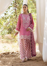 Tahra By Zainab Chottani Embroidered Lawn 3 Piece Unstitched Suit ZC24T 4B LEENA