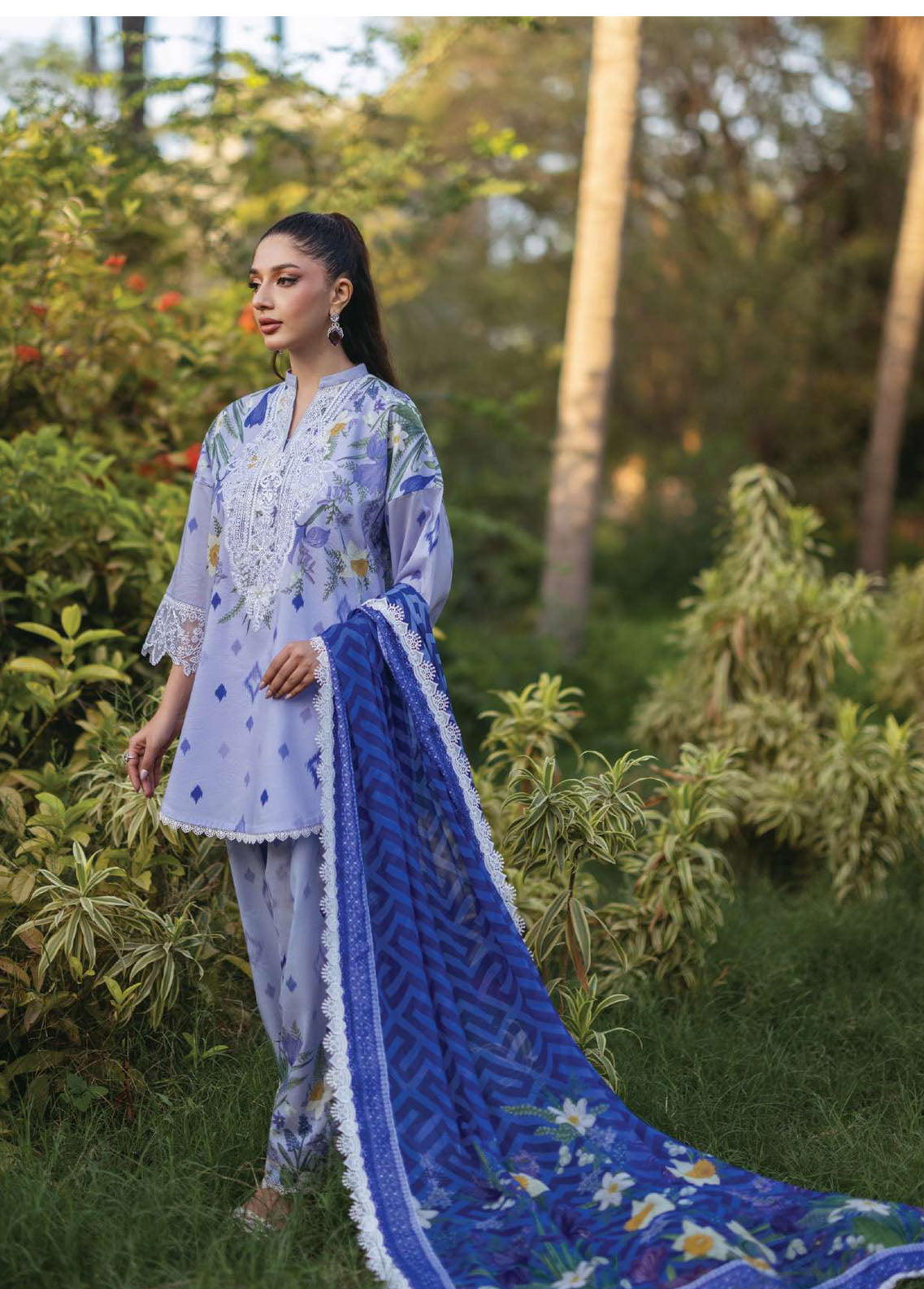 Tahra By Zainab Chottani Embroidered Lawn 3 Piece Unstitched Suit ZC24T 6A RAHA Tahra By Zainab Chottani Embroidered Lawn 3 Piece Unstitched Suit ZC24T 6A RAHA