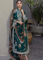 Tahra By Zainab Chottani Embroidered Lawn 3 Piece Unstitched Suit ZC25TL D-01 VELINA