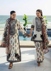 Tahra By Zainab Chottani Embroidered Lawn 3 Piece Unstitched Suit ZC25TL D-05 AZUREH