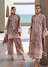 Tahra By Zainab Chottani Embroidered Lawn 3 Piece Unstitched Suit ZC25TL D-09 MARAYA