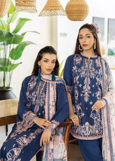 Tahra By Zainab Chottani Embroidered Lawn 3 Piece Unstitched Suit ZC25TL D-14 ELISA