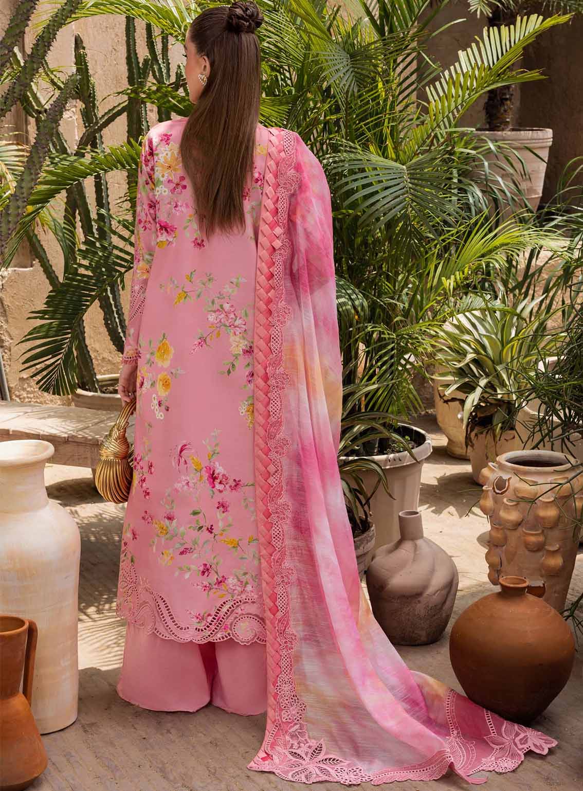 Tasawar By Crimson Embroidered Lawn 3 Piece Unstitched Suit CSS25TLL D-2A PETALS AND PROMISES Tasawar By Crimson Embroidered Lawn 3 Piece Unstitched Suit CSS25TLL D-2A PETALS AND PROMISES