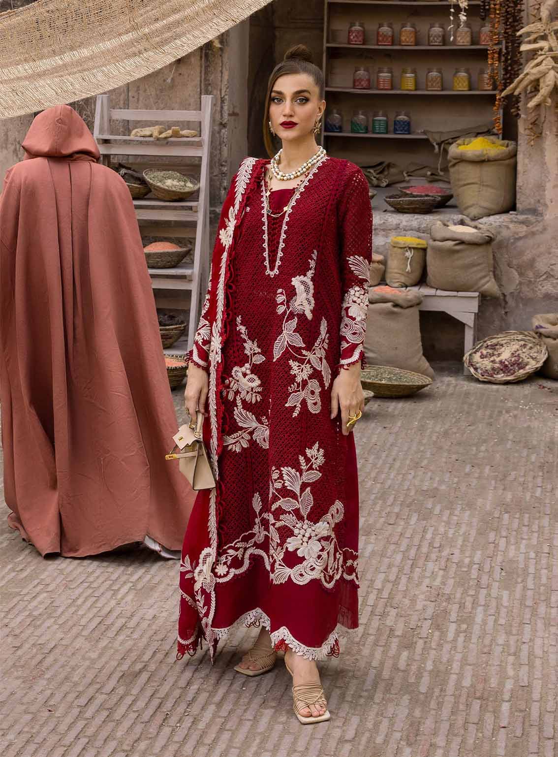 Tasawar By Crimson Embroidered Lawn 3 Piece Unstitched Suit CSS25TLL D-6A ONE TRUE LOVE Tasawar By Crimson Embroidered Lawn 3 Piece Unstitched Suit CSS25TLL D-6A ONE TRUE LOVE