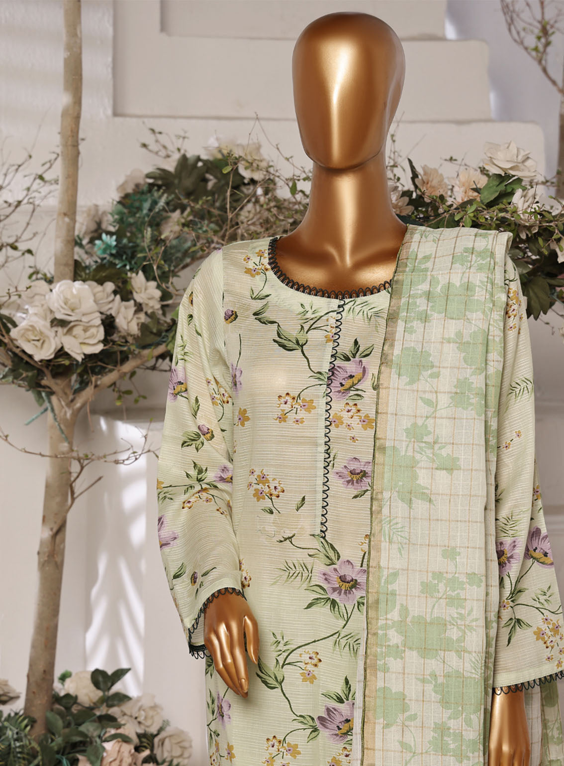 Tehwar By Aifa Embroidered Lawn 3 Piece Unstitched Suit AI24C AF-TWR-24201 Tehwar By Aifa Embroidered Lawn 3 Piece Unstitched Suit AI24C AF-TWR-24201