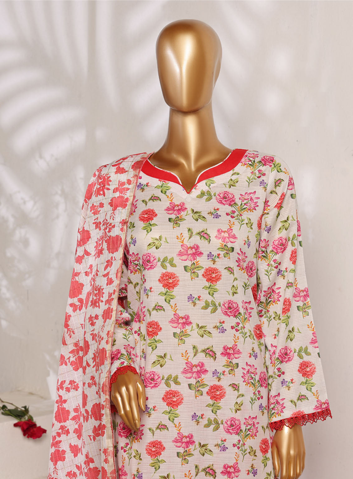 Tehwar By Aifa Embroidered Lawn 3 Piece Unstitched Suit AI24C AF-TWR-24203 Tehwar By Aifa Embroidered Lawn 3 Piece Unstitched Suit AI24C AF-TWR-24203