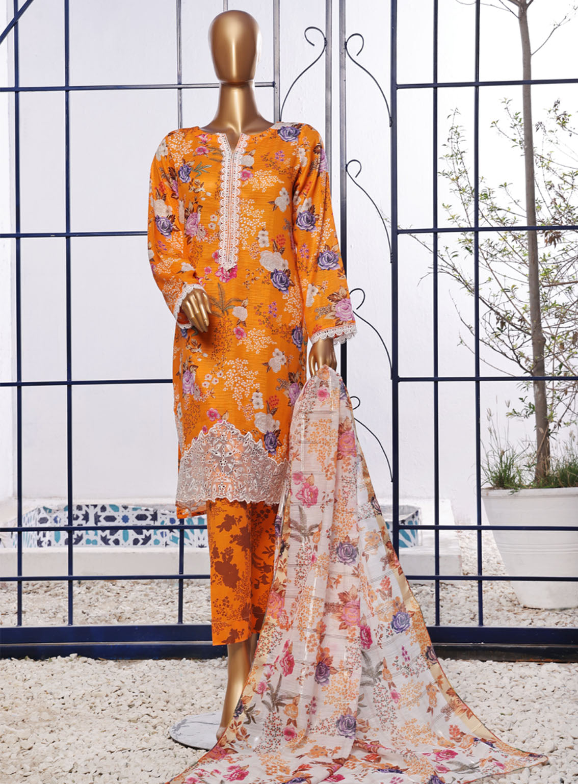 Tehwar By Aifa Embroidered Lawn 3 Piece Unstitched Suit AI24C AF-TWR-24205 Tehwar By Aifa Embroidered Lawn 3 Piece Unstitched Suit AI24C AF-TWR-24205