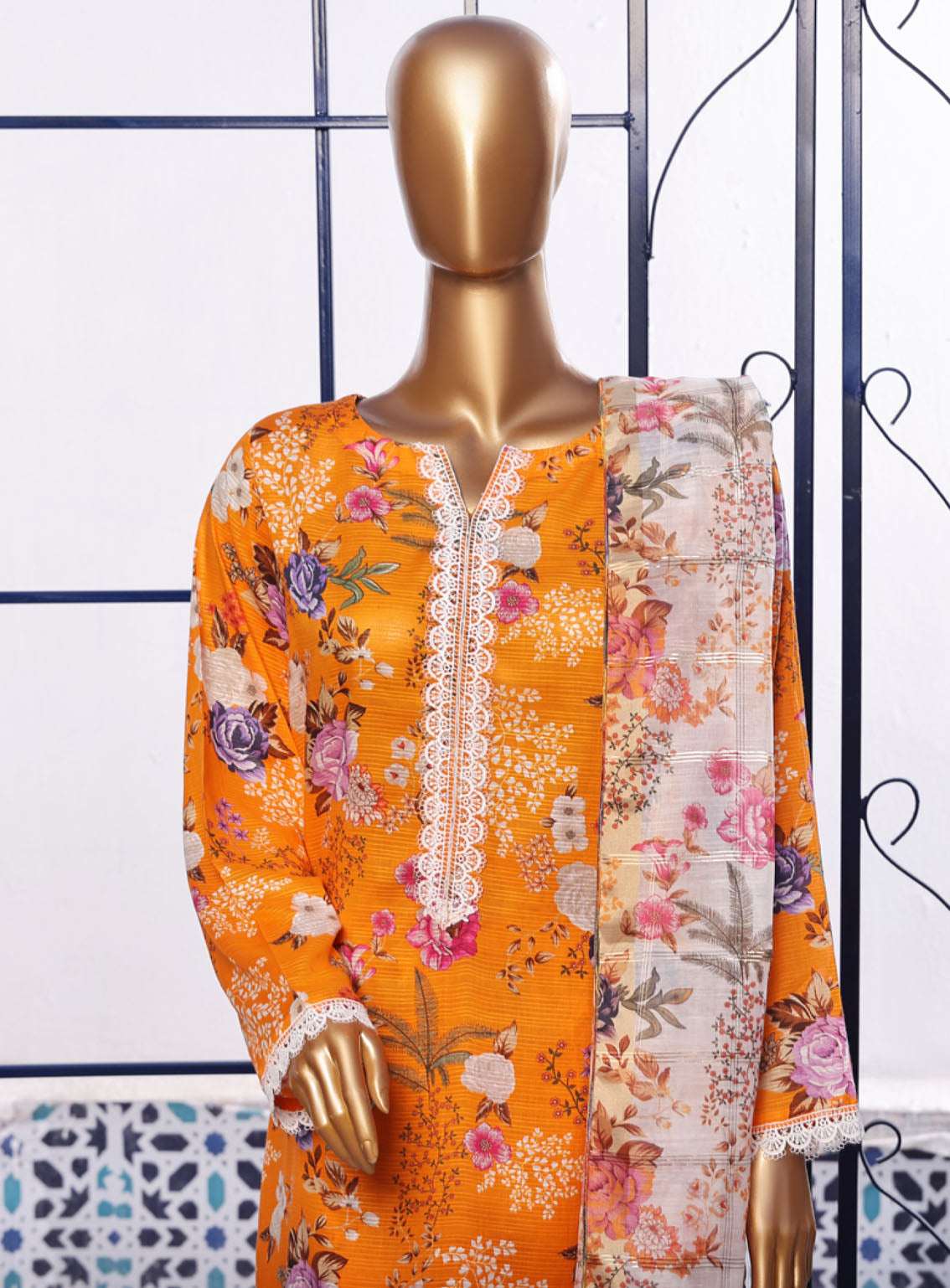 Tehwar By Aifa Embroidered Lawn 3 Piece Unstitched Suit AI24C AF-TWR-24205 Tehwar By Aifa Embroidered Lawn 3 Piece Unstitched Suit AI24C AF-TWR-24205
