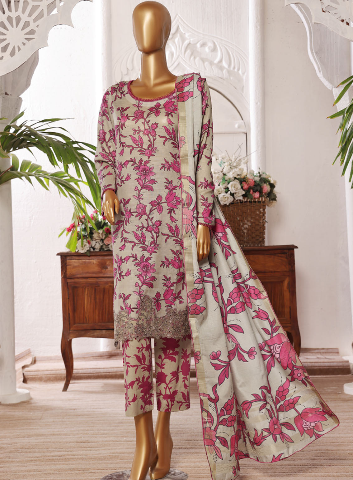 Tehwar By Aifa Embroidered Lawn 3 Piece Unstitched Suit AI24C AF-TWR-24206 Tehwar By Aifa Embroidered Lawn 3 Piece Unstitched Suit AI24C AF-TWR-24206