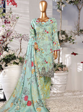 Tehwar By Aifa Embroidered Lawn 3 Piece Unstitched Suit AI24C AF-TWR-24207