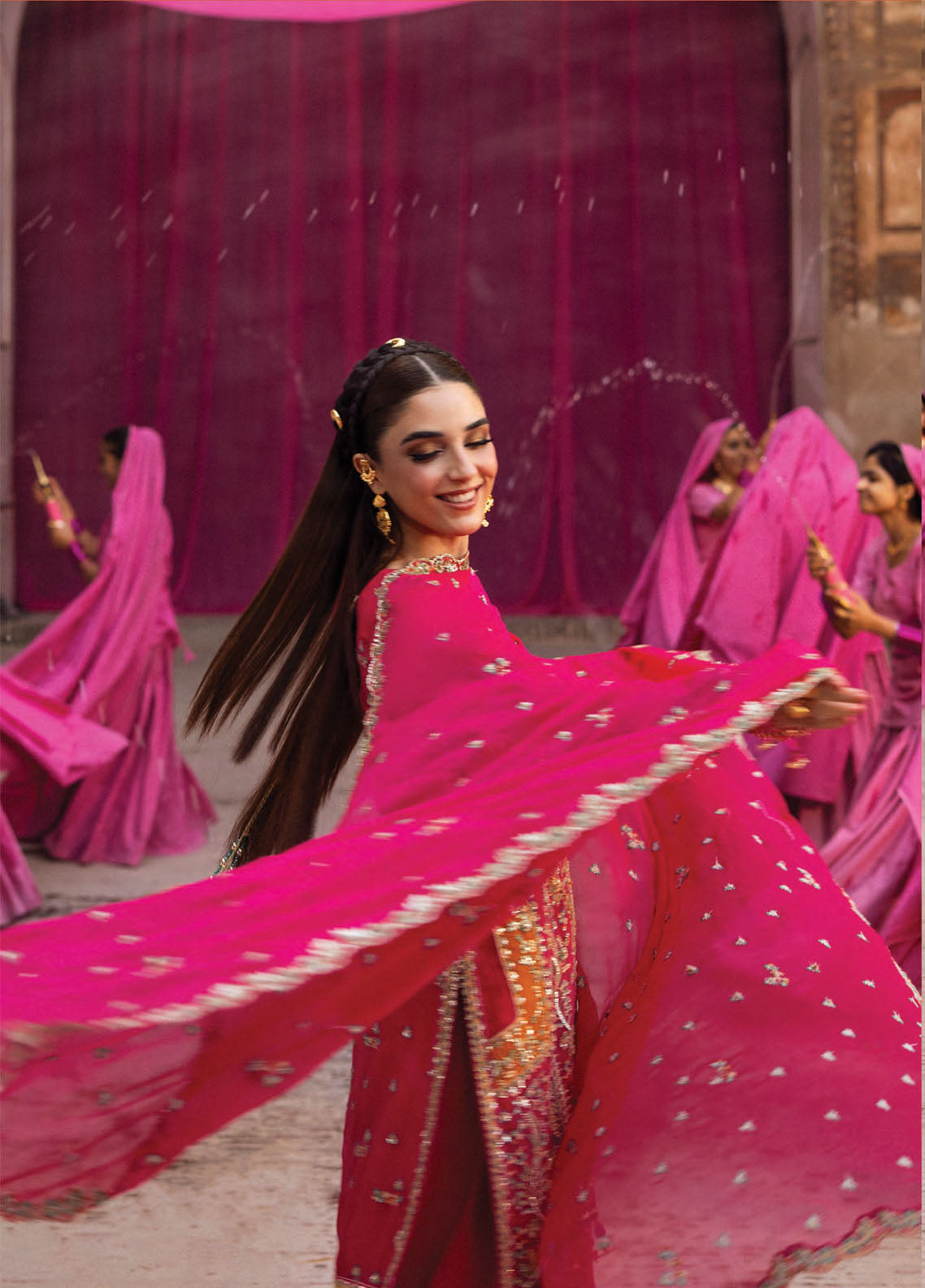 The Empress By Emaan Adeel Embroidered Chiffon 3 Piece Unstitched Suit EA25TEFW D-MAELISSA The Empress By Emaan Adeel Embroidered Chiffon 3 Piece Unstitched Suit EA25TEFW D-MAELISSA