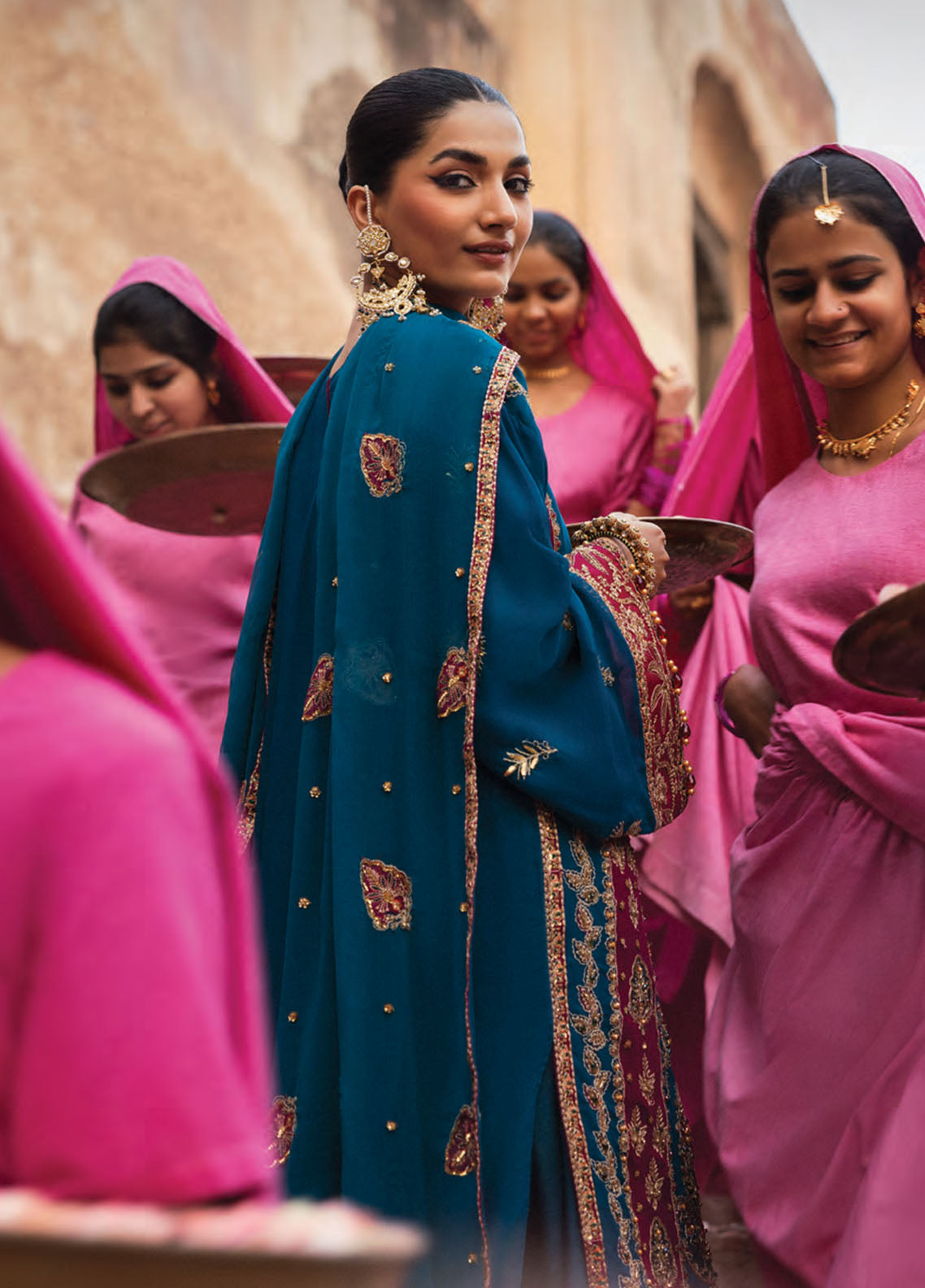 The Empress By Emaan Adeel Embroidered Chiffon 3 Piece Unstitched Suit EA25TEFW D-VELANIS The Empress By Emaan Adeel Embroidered Chiffon 3 Piece Unstitched Suit EA25TEFW D-VELANIS