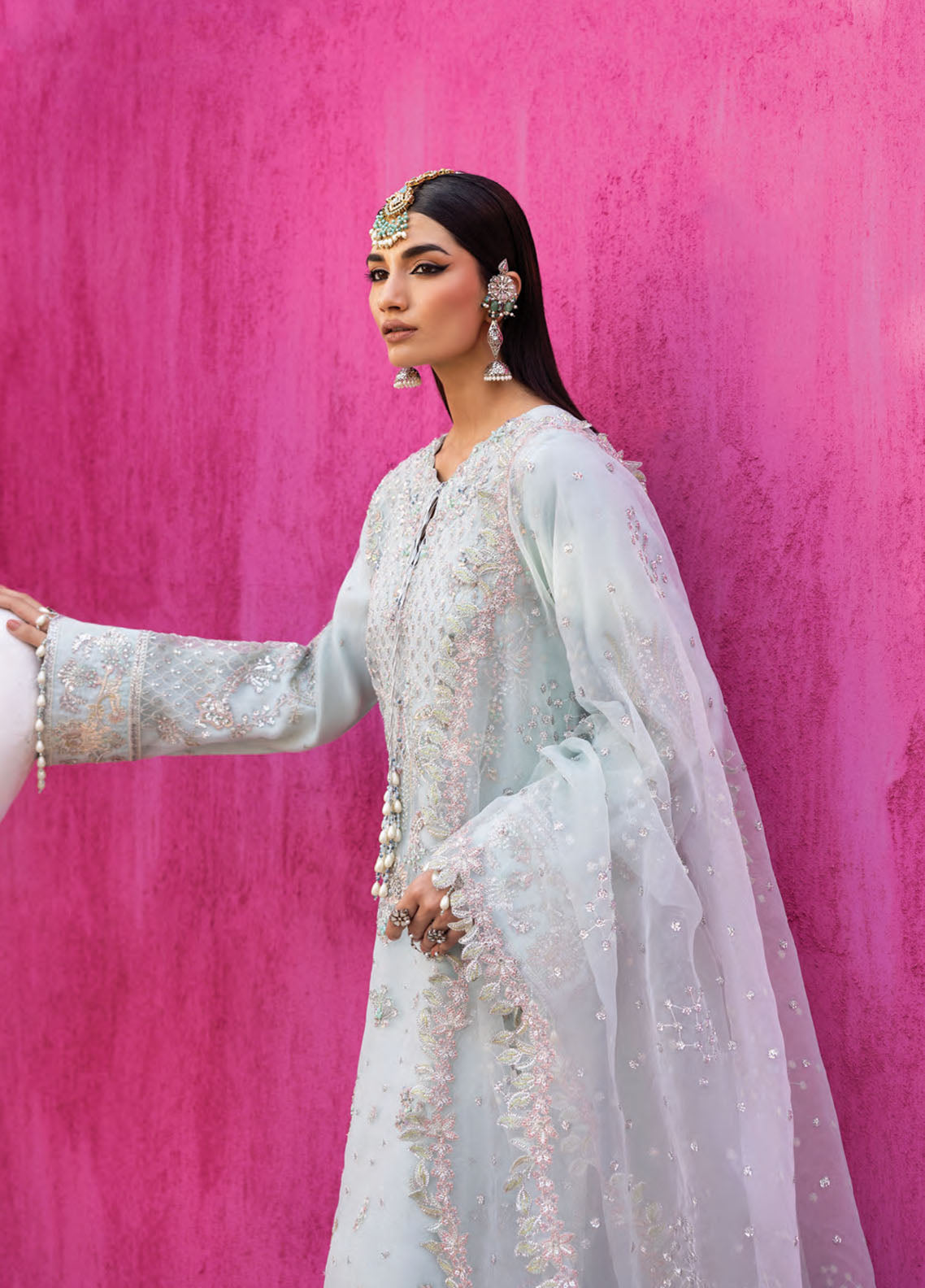 The Empress By Emaan Adeel Embroidered Organza 3 Piece Unstitched Suit EA25TEFW D-CEALINA The Empress By Emaan Adeel Embroidered Organza 3 Piece Unstitched Suit EA25TEFW D-CEALINA