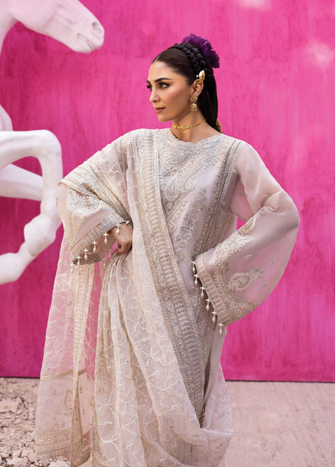 The Empress By Emaan Adeel Embroidered Organza 3 Piece Unstitched Suit EA25TEFW D-LUMESSE The Empress By Emaan Adeel Embroidered Organza 3 Piece Unstitched Suit EA25TEFW D-LUMESSE