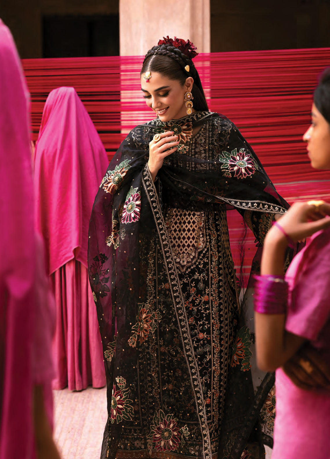 The Empress By Emaan Adeel Embroidered Organza 3 Piece Unstitched Suit EA25TEFW D-NOCTELLE The Empress By Emaan Adeel Embroidered Organza 3 Piece Unstitched Suit EA25TEFW D-NOCTELLE