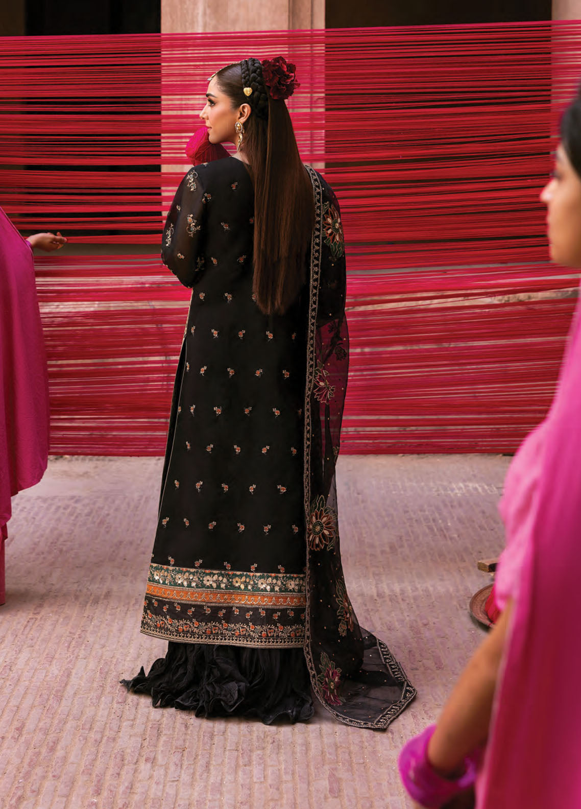 The Empress By Emaan Adeel Embroidered Organza 3 Piece Unstitched Suit EA25TEFW D-NOCTELLE The Empress By Emaan Adeel Embroidered Organza 3 Piece Unstitched Suit EA25TEFW D-NOCTELLE