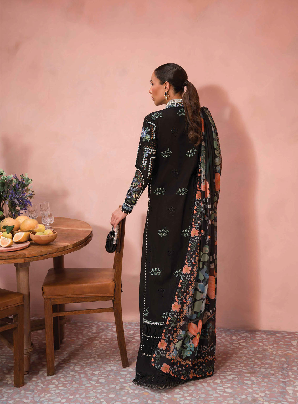 The Painted Garden By Afrozeh Embroidered Lawn 3 Piece Unstitched Suit AF24PG D-03 MIDNIGHT MUSE The Painted Garden By Afrozeh Embroidered Lawn 3 Piece Unstitched Suit AF24PG D-03 MIDNIGHT MUSE