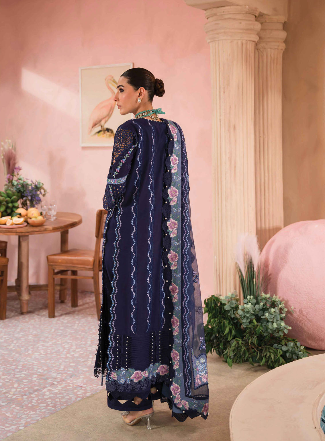 The Painted Garden By Afrozeh Embroidered Lawn 3 Piece Unstitched Suit AF24PG D-10 BLUEBELL The Painted Garden By Afrozeh Embroidered Lawn 3 Piece Unstitched Suit AF24PG D-10 BLUEBELL