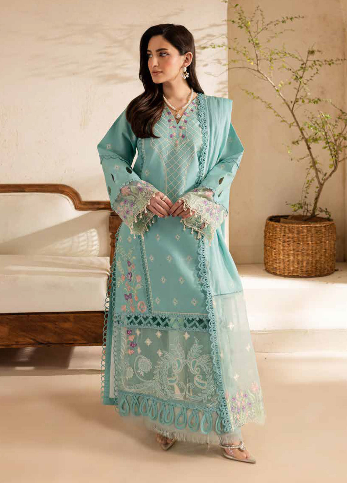The Summer Garden By Parishay Embroidered Lawn 3 Piece Unstitched Suit PR25TSG D-SG-11 The Summer Garden By Parishay Embroidered Lawn 3 Piece Unstitched Suit PR25TSG D-SG-11