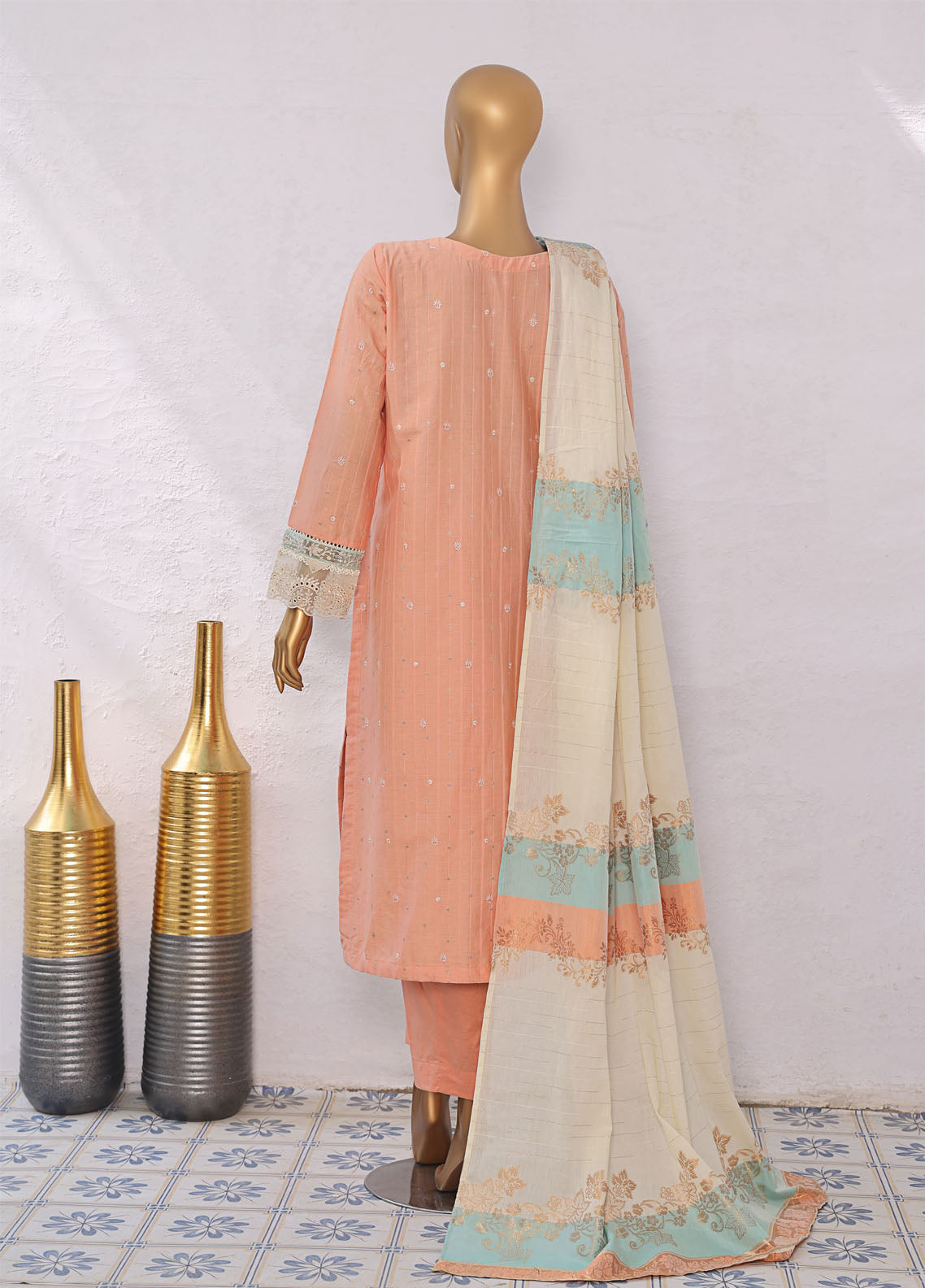 Turkish By HZ Textiles Embroidered Jacquard 3 Piece Unstitched Suit HZ25TJV1 D-TJE-102 Turkish By HZ Textiles Embroidered Jacquard 3 Piece Unstitched Suit HZ25TJV1 D-TJE-102