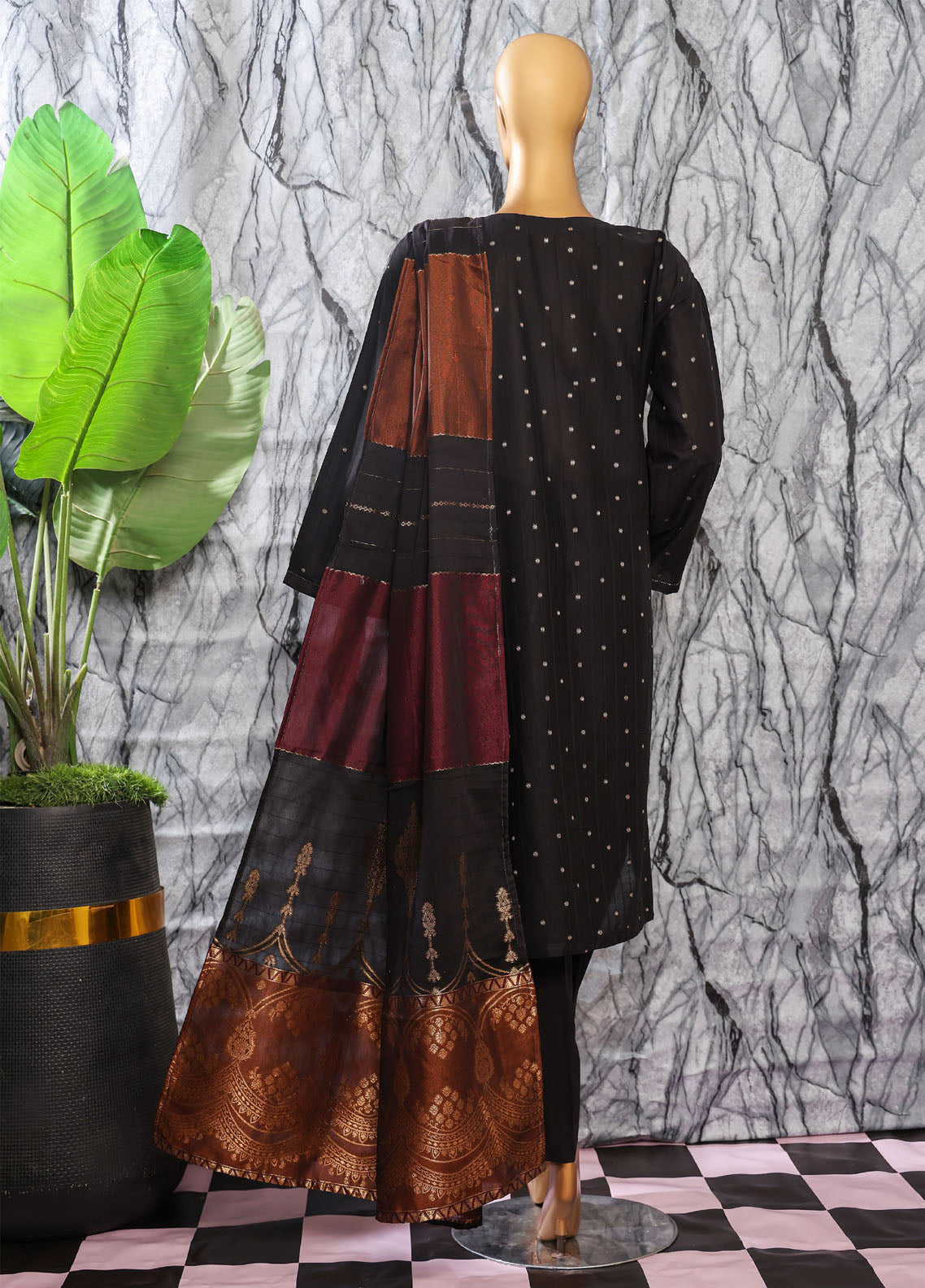 Turkish By HZ Textiles Embroidered Jacquard 3 Piece Unstitched Suit HZ25TJV2 D-TJE-101B Turkish By HZ Textiles Embroidered Jacquard 3 Piece Unstitched Suit HZ25TJV2 D-TJE-101B